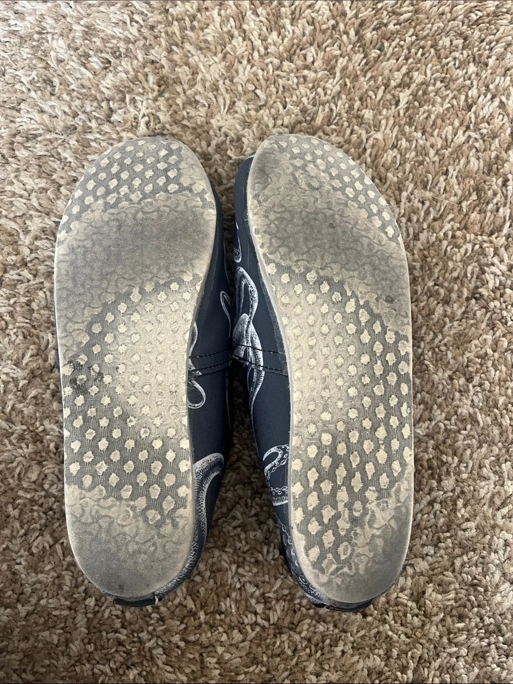 Octopus Tentacle Cloth Espadrille Slip-Ons Size 9